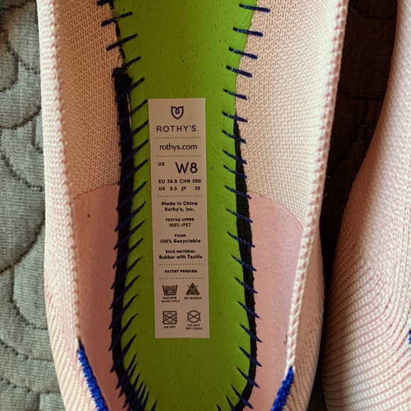 Like New Rothy’s Pink Size 8 - Picture 3 of 5